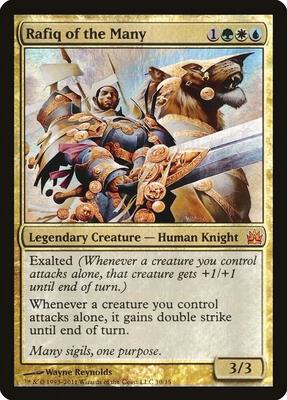 Rafiq of the Many card from From the Vault: Legends