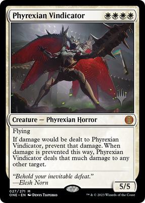 Phyrexian Vindicator card from Promo Pack: Phyrexia: All Will Be One