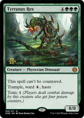 Tyrranax Rex card from Prerelease Cards