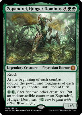 Zopandrel, Hunger Dominus card from Prerelease Cards