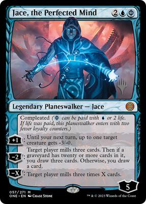 Jace, the Perfected Mind card from Promo Pack: Phyrexia: All Will Be One