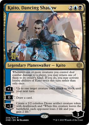Kaito, Dancing Shadow card from Prerelease Cards