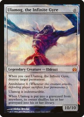 Ulamog, the Infinite Gyre card from From the Vault: Legends
