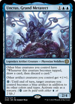Unctus, Grand Metatect card from Promo Pack: Phyrexia: All Will Be One