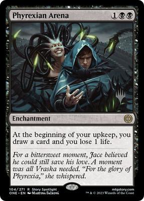 Phyrexian Arena card from Promo Pack: Phyrexia: All Will Be One