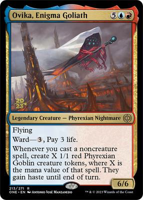 Ovika, Enigma Goliath card from Prerelease Cards