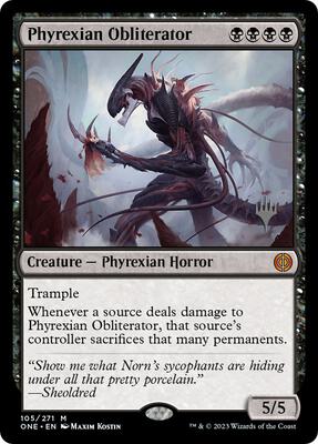 Phyrexian Obliterator card from Promo Pack: Phyrexia: All Will Be One
