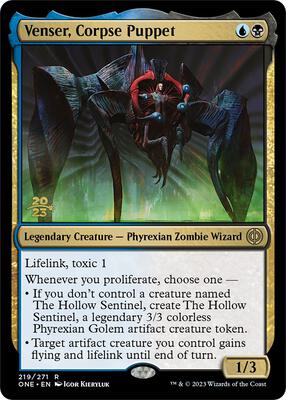 Venser, Corpse Puppet card from Prerelease Cards