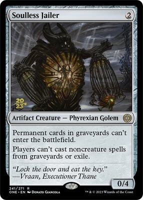 Soulless Jailer card from Prerelease Cards