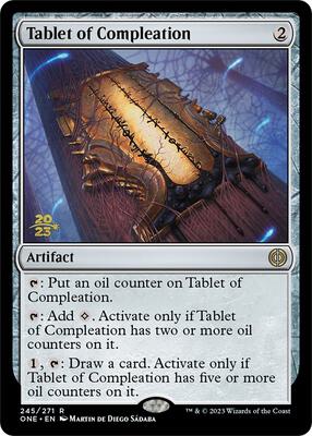 Tablet of Compleation card from Prerelease Cards