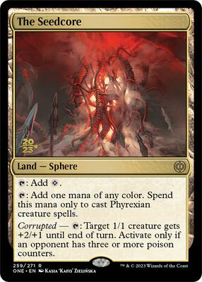 The Seedcore card from Prerelease Cards