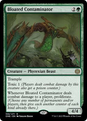 Bloated Contaminator card from Promo Pack: Phyrexia: All Will Be One