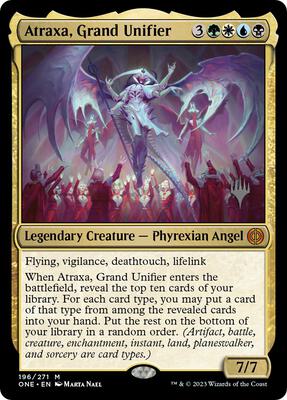Atraxa, Grand Unifier card from Promo Pack: Phyrexia: All Will Be One