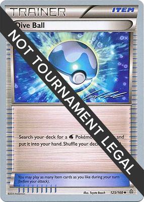 Dive Ball - 2016 (Cody Walinski) card from World Championship Decks