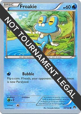 Froakie - 2016 (Cody Walinski) card from World Championship Decks