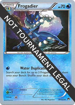 Frogadier - 2016 (Cody Walinski) card from World Championship Decks