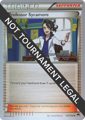 Professor Sycamore - 2016 (Shunto Sadahiro) card from World Championship Decks