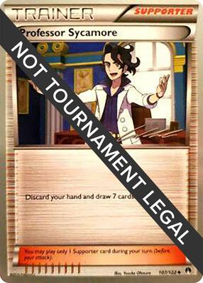 Professor Sycamore - 2016 (Cody Walinski) card from World Championship Decks