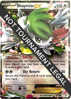 Shaymin EX - 2016 (Jesper Eriksen) card from World Championship Decks
