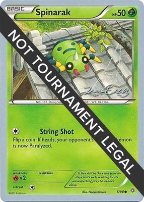 Spinarak - 2016 (Jesper Eriksen) card from World Championship Decks