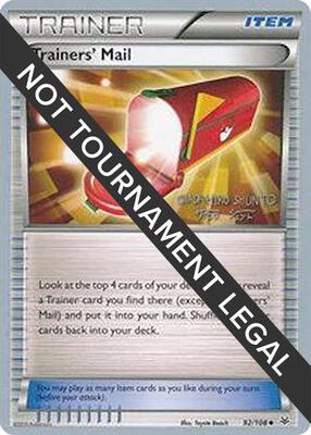 Trainers' Mail - 2016 (Shunto Sadahiro) card from World Championship Decks