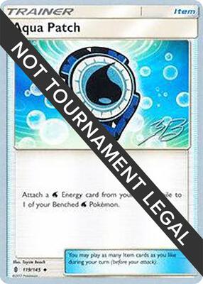 Aqua Patch - 2017 (Zachary Bokhari) card from World Championship Decks