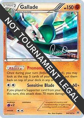 Gallade - 2017 (Diego Cassiraga) card from World Championship Decks