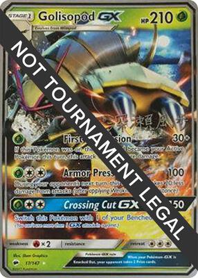 Golisopod GX - 2017 (Kabu Fukase) card from World Championship Decks