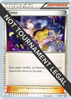 Karen - 2017 (Zachary Bokhari) card from World Championship Decks