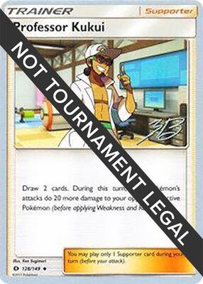 Professor Kukui - 2017 (Zachary Bokhari) card from World Championship Decks