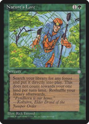 Nature's Lore card from Ice Age