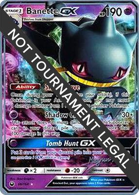 Banette GX - 2018 (Magnus Pedersen) card from World Championship Decks