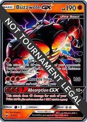 Buzzwole GX - 2018 (Naohito Inoue) card from World Championship Decks
