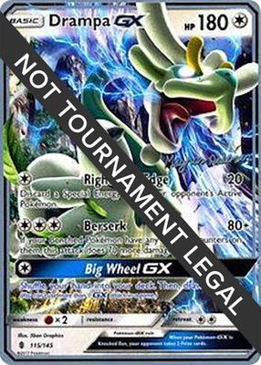 Drampa GX - 2018 (Magnus Pedersen) card from World Championship Decks