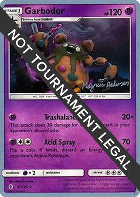 Garbodor (51) - 2018 (Magnus Pedersen) card from World Championship Decks