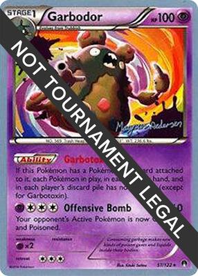 Garbodor (57) - 2018 (Magnus Pedersen) card from World Championship Decks