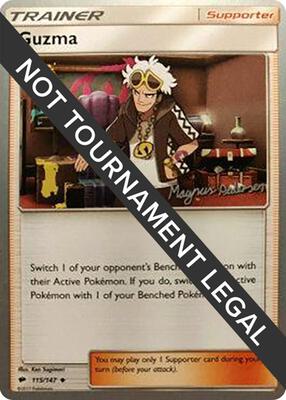 Guzma - 2018 (Magnus Pedersen) card from World Championship Decks