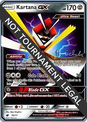 Kartana GX - 2018 (Robin Schulz) card from World Championship Decks