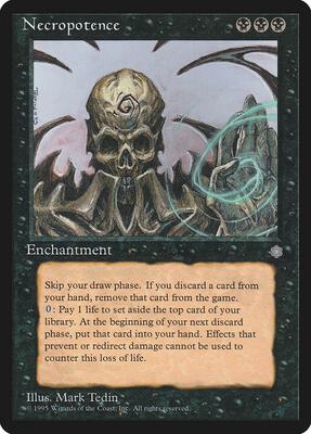 Necropotence card from Ice Age