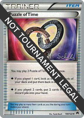Puzzle of Time - 2018 (Robin Schulz) card from World Championship Decks