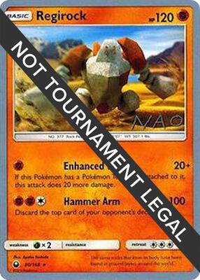 Regirock - 2018 (Naohito Inoue) card from World Championship Decks