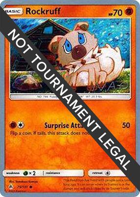 Rockruff - 2018 (Naohito Inoue) card from World Championship Decks