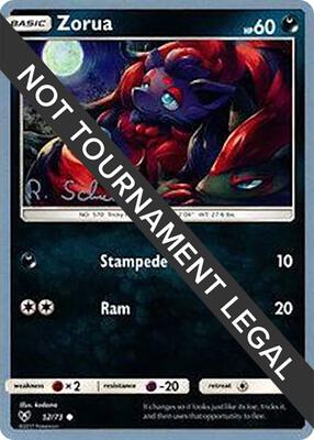 Zorua - 2018 (Robin Schulz) card from World Championship Decks
