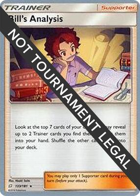 Bill's Analysis - 2019 (Henry Brand) card from World Championship Decks
