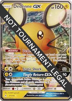 Dedenne GX - 2019 (Henry Brand) card from World Championship Decks
