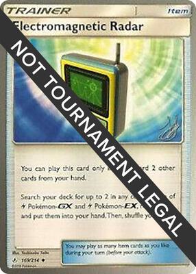 Electromagnetic Radar - 2019 (Henry Brand) card from World Championship Decks