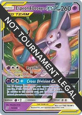 Espeon & Deoxys GX - 2019 (Henry Brand) card from World Championship Decks