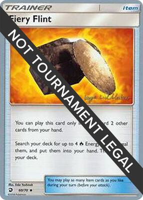 Fiery Flint - 2019 (Kaya Lichtleitner) card from World Championship Decks