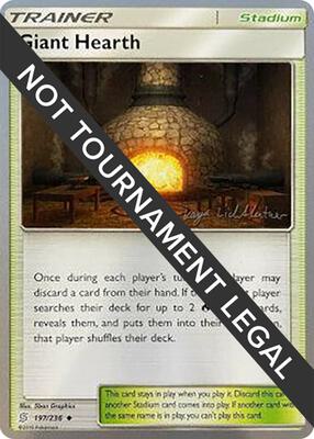 Giant Hearth - 2019 (Kaya Lichtleitner) card from World Championship Decks