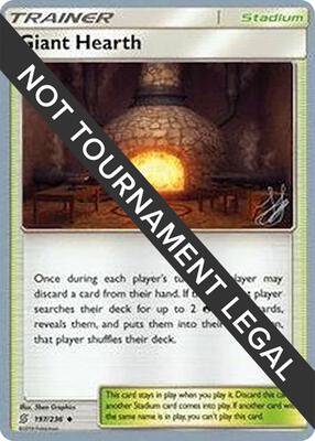 Giant Hearth - 2019 (Henry Brand) card from World Championship Decks